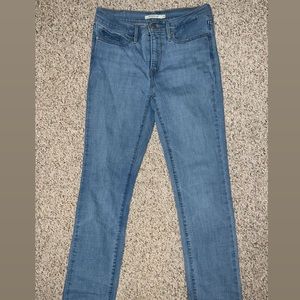 Levi’s 312 slim high waisted jeans